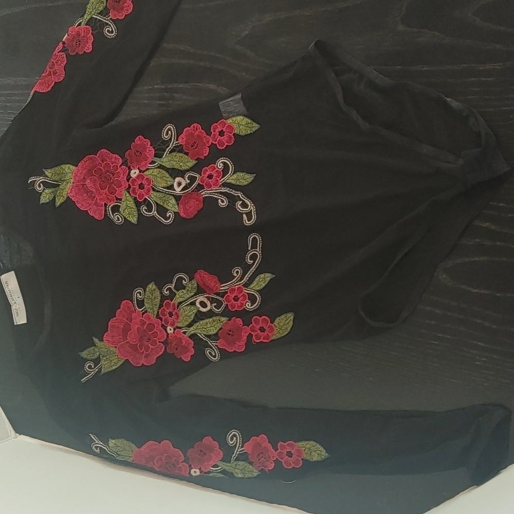 Between the Roses Mesh Bodysuit - Picture 4 of 6
